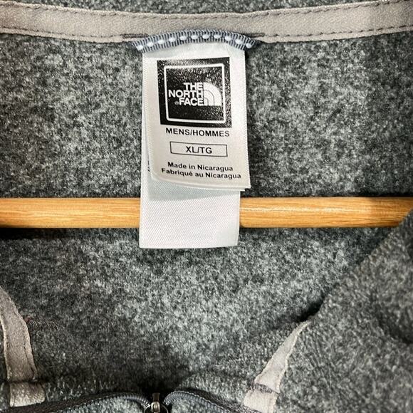 The North Face Gray TKA 100 1/4 Zip Pullover Fleece Sweater Men’s Size X… - Picture 4 of 6